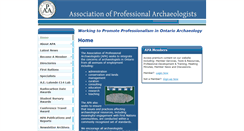Desktop Screenshot of apaontario.ca